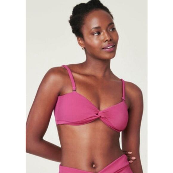 Andie The Capri Swim Top Size XL Color Orchid Pink‎ Bandeau Straps NWT - Picture 1 of 15